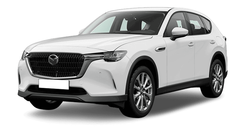 Renting Coches Mazda CX-60-3.3 e-Skyactiv D MHEV 8AT 2WD Exclusive-line Artic White