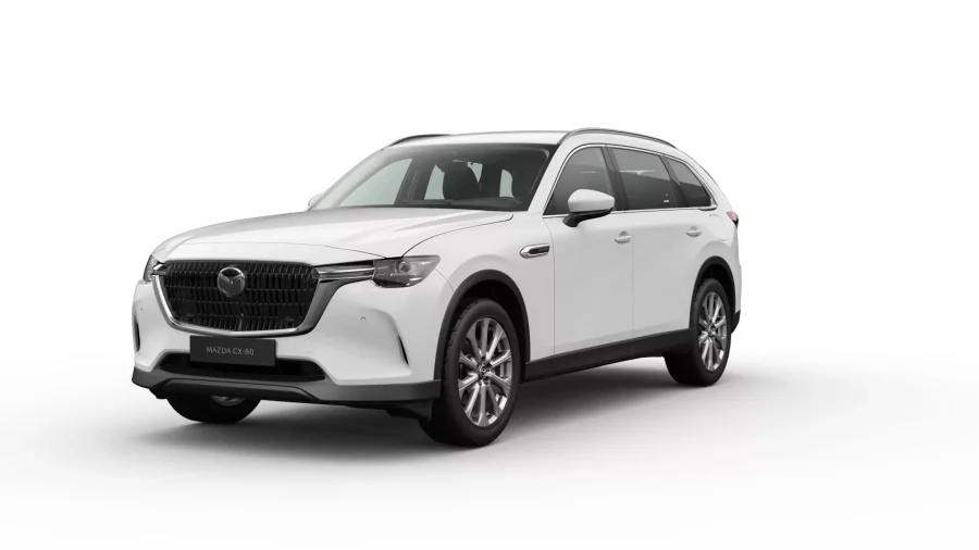 Renting Coches Mazda CX-80 3.3 D MHEV Exclusive-Line Blanco