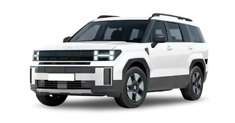 Renting Coches Hyundai Santa Fe-1.6T HEV 4X2 AT Maxx White Cream