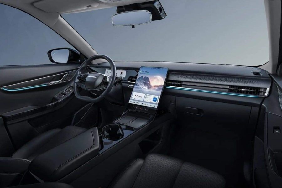 Renting Coches Jaecoo 5 HEV Exclusive Gris Antracita, Blanco, Negro