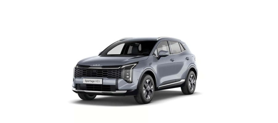 Renting Coches Kia Sportage 1.6 T-GDi HEV Drive 4×2 Lunar Silver