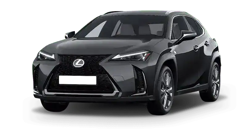 Renting Coches Lexus UX-300h F Sport Legend Gris Berlín, Titanium, Verde Oliva, Negro Graphite, Blanco Nova, Azul Eléctrico
