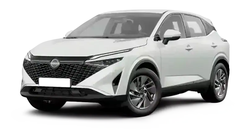 Renting Coches Nissan Qashqai DIG-T Mild Hybrid Acenta Kori White