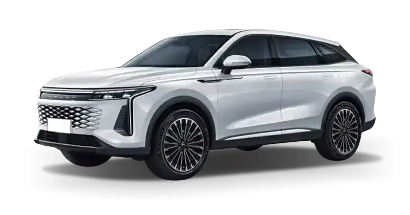 Renting Coches Omoda 9 1.5 TGDI SHS AWD Premium Blanco, Gris