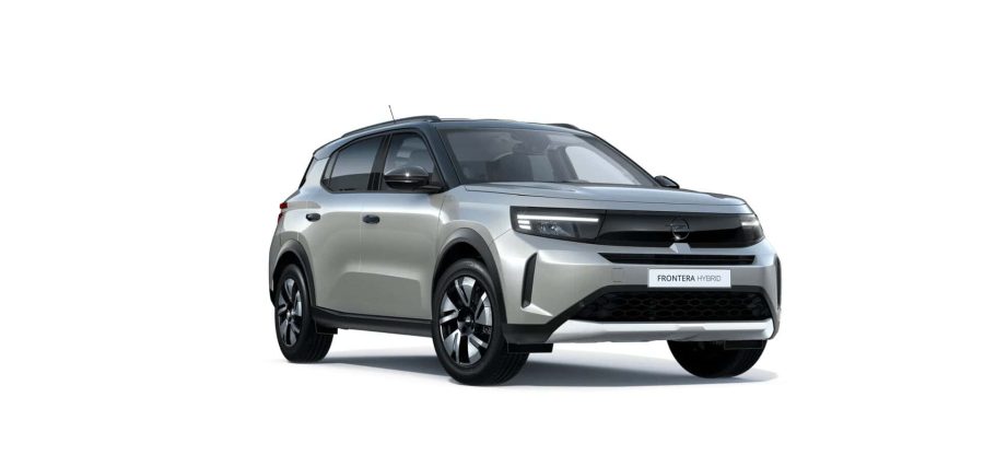 Renting Coches Opel Frontera 1.2T XHT Hybrid eDCT6 107kW Ultimate Kristall Silver, Arktis White