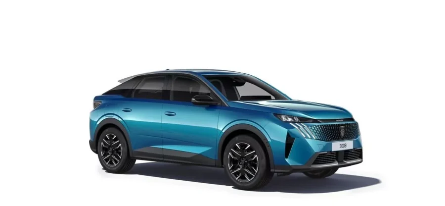 Renting Coches Peugeot 3008 1.2 107KW Allure EDCS6 Azul Obsession