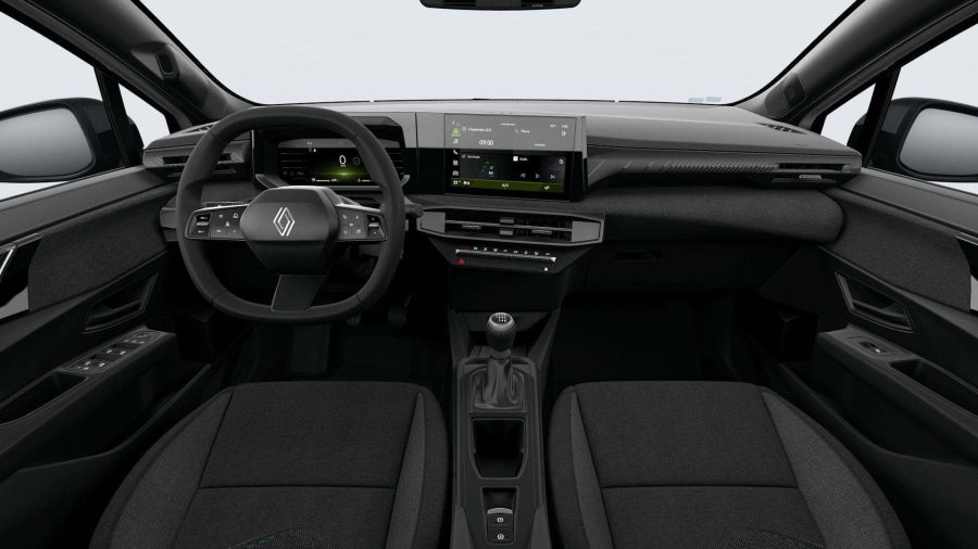 Renting Coches Renault Clio Evolution TCe 85kW Blanco Glaciar, Gris Pizarra
