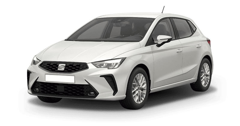 Renting Coches Seat Ibiza-1.0 TSI 70kW Start & Stop Style+ Blanco