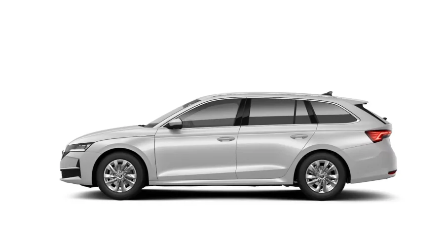 Renting Coches Skoda OCTAVIA Combi 1.5 TSI DSG MHEV Selection Blanco luna, Gris Graphite, Plata Brillante