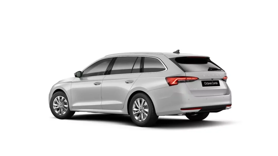 Renting Coches Skoda OCTAVIA Combi 1.5 TSI DSG MHEV Selection Blanco luna, Gris Graphite, Plata Brillante