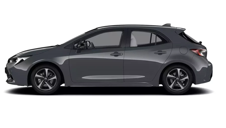Renting Coches Toyota Corolla Hybrid 140 e-CVT 5P Active Gris Trueno