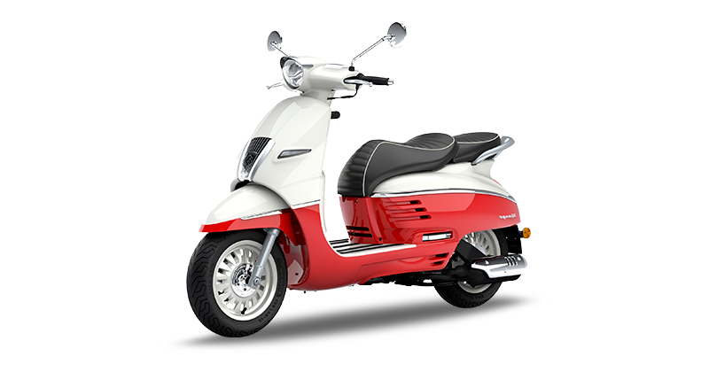 peugeot django classic 125 red