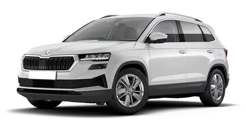 Renting Coches Skoda Karoq 2.0 TDI DSG Selection Blanco luna