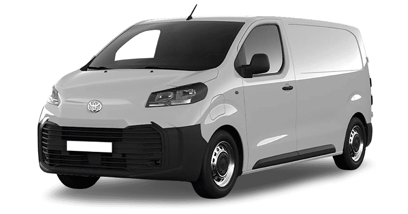Renting Coches Toyota Proace VAN EV L1 GX PLUS 50kWh Blanco Polar