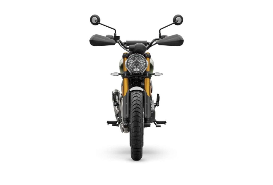 Renting Motos Triumph Scrambler 400 X Green