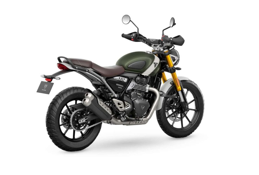 Renting Motos Triumph Scrambler 400 X Green