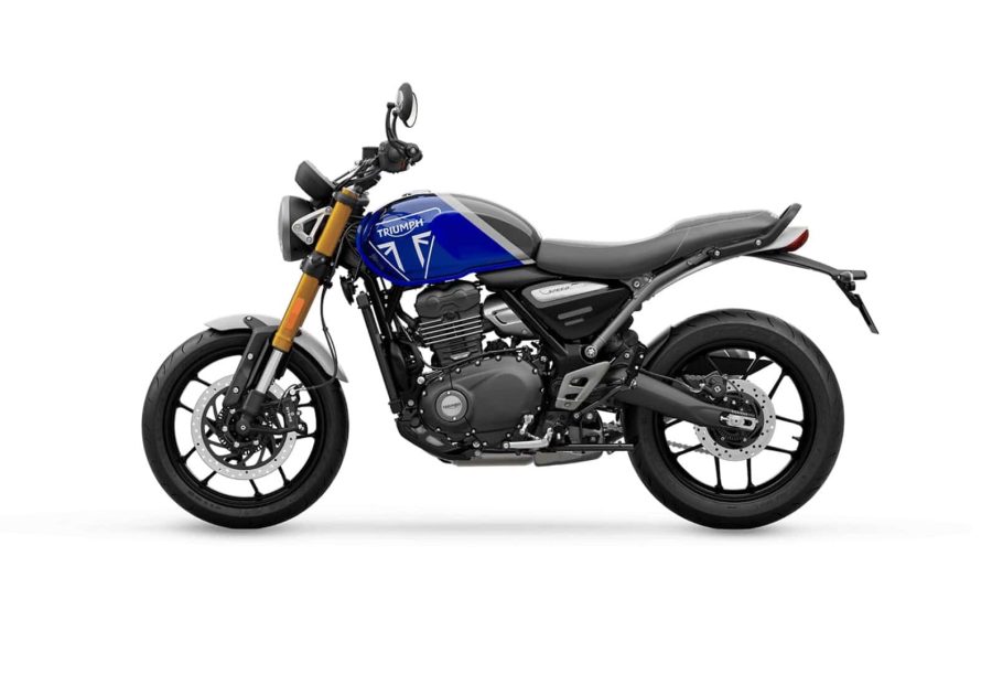 Renting Motos Triumph Speed 400 Blue