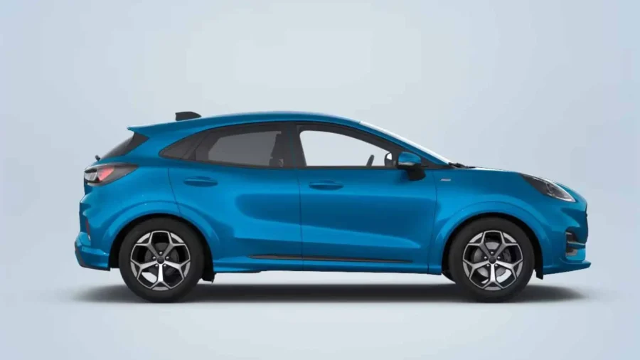 Renting Coches Ford Puma 1.0 EcoBoost MHEV ST-Line Azul Digital Aqua