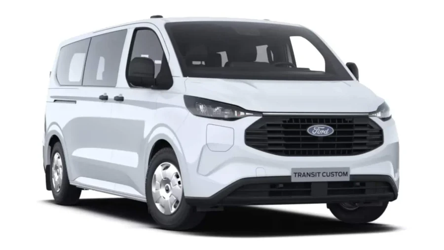 Renting Coches Ford Transit Custom Kombi 2.5 Duratec PHEV 340 L2 Auto. Trend Blanco