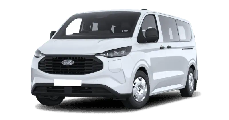 Renting Coches Ford Transit-Custom Kombi 2.5 Duratec PHEV 340 L2 Auto. Trend Blanco
