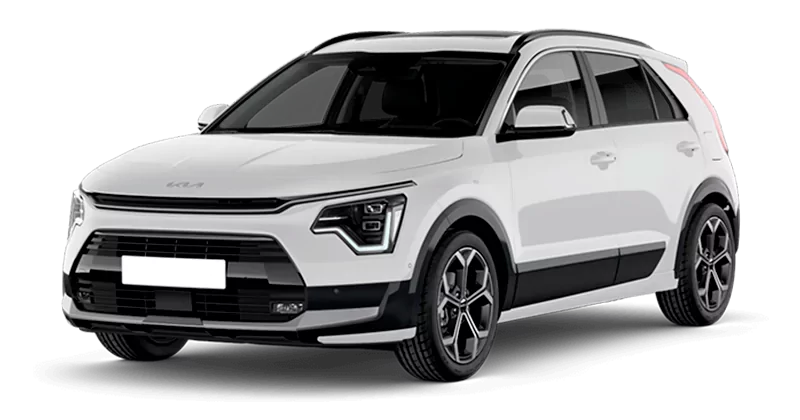 Renting Coches Kia Niro-1.6 GDi HEV Concept Clear White