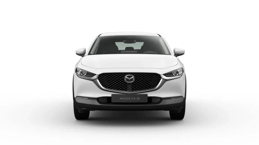 Renting Coches Mazda CX-30 2.5 e-Skyactiv G MHEV MT Prime-Line Blanco, Soul Red Crystal