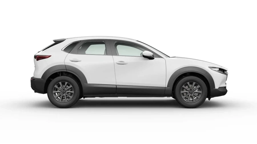 Renting Coches Mazda CX-30 2.5 e-Skyactiv G MHEV MT Prime-Line Blanco, Soul Red Crystal