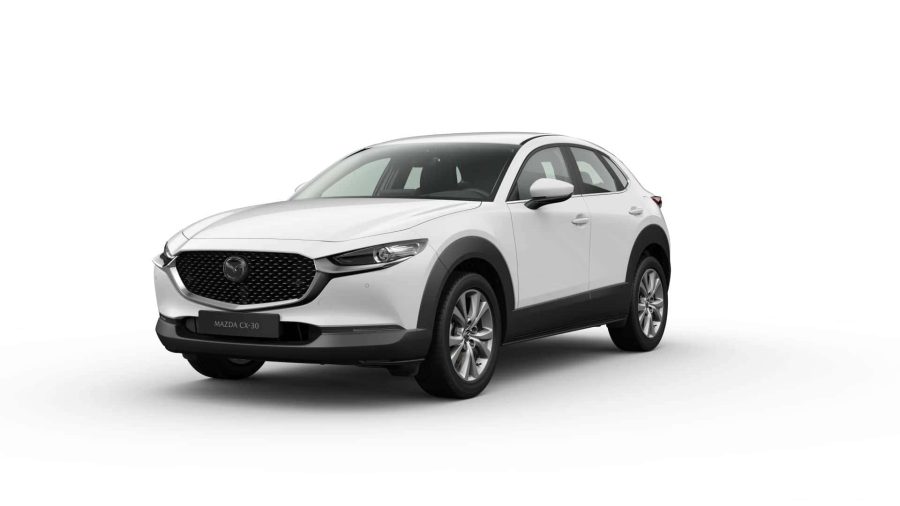 Renting Coches Mazda CX-30 2.5 e-SKYACT G MHEV Centre-Line Arctic White
