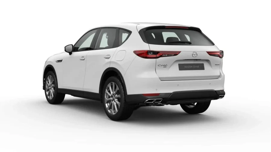 Renting Coches Mazda CX-60 3.3 e-Skyactiv D MHEV 147kW 8AT RWD Exclusive Line Artic White