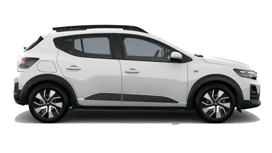 Renting Coches Dacia Sandero Stepway Expression Go 88kW ECO-G Blanco Glaciar