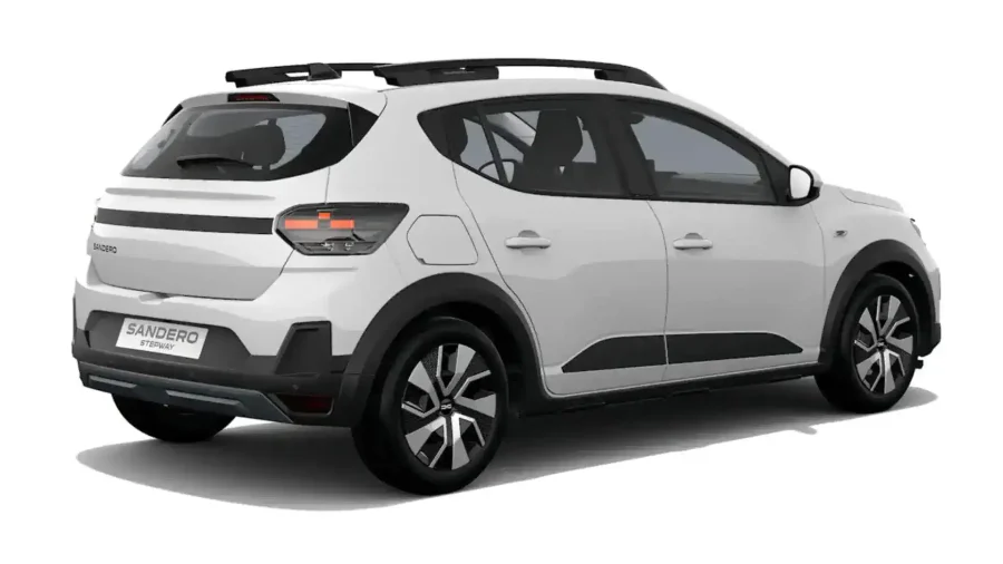 Renting Coches Dacia Sandero Stepway Expression Go 88kW ECO-G Blanco Glaciar