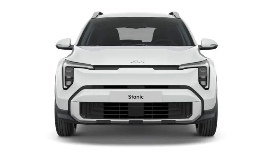 Renting Coches Kia Stonic 1.0 T-GDi 85kW MHEV Concept Clear White, Astro Grey
