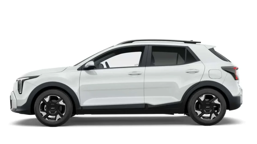 Renting Coches Kia Stonic 1.0 T-GDi 85kW MHEV Concept Clear White, Astro Grey