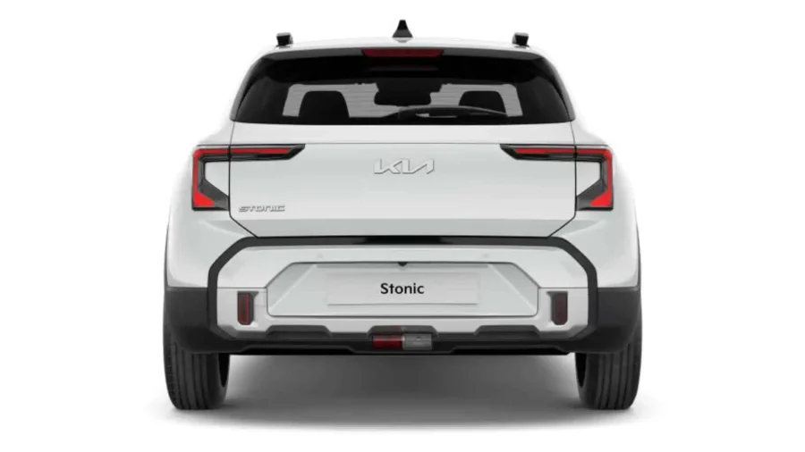 Renting Coches Kia Stonic 1.0 T-GDi 85kW MHEV Concept Clear White, Astro Grey