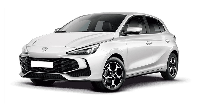 Renting Coches MG 3-1.5 Hybrid+ Business Dover White