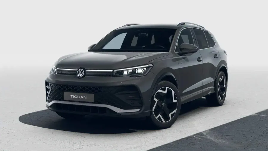 Renting Coches Volkswagen Tiguan 2.0 TDI DSG R-Line Gris Delfin