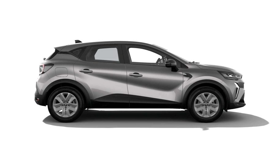Renting Coches Renault Captur evolut TCe 103kW EDC mild hyb. Gris Casiopea, Blanco Nacarado