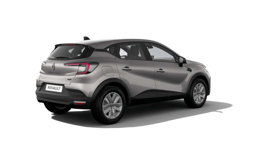 Renting Coches Renault Captur evolut TCe 103kW EDC mild hyb. Gris Casiopea, Blanco Nacarado