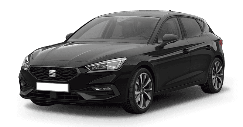 Renting Coches Seat Leon-1.5 TSI 110kW FR Special Edition Negro, Gris Magnetic, Gris Grafenne, Rojo