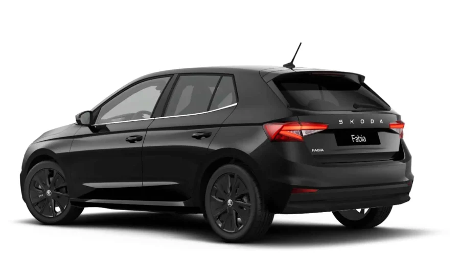 Renting Coches Skoda Fabia 1.5 TSI DSG Plus Negro Magico Efecto Perla, Blanco Candy