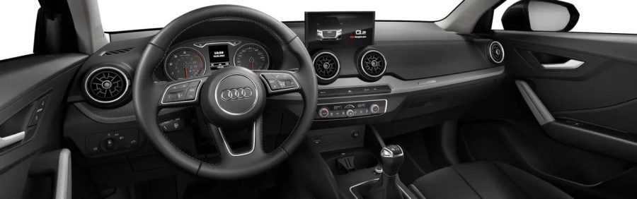 Renting Coches Audi Q2 30 TFSi Advanced Negro Brillante
