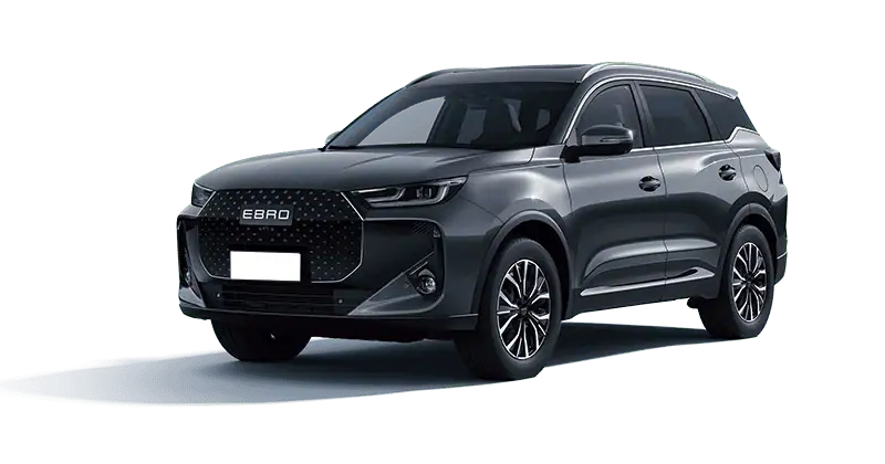 Renting Coches Ebro S700-1.5 TGDI PHEV 1DHT Luxury Gris Phantom