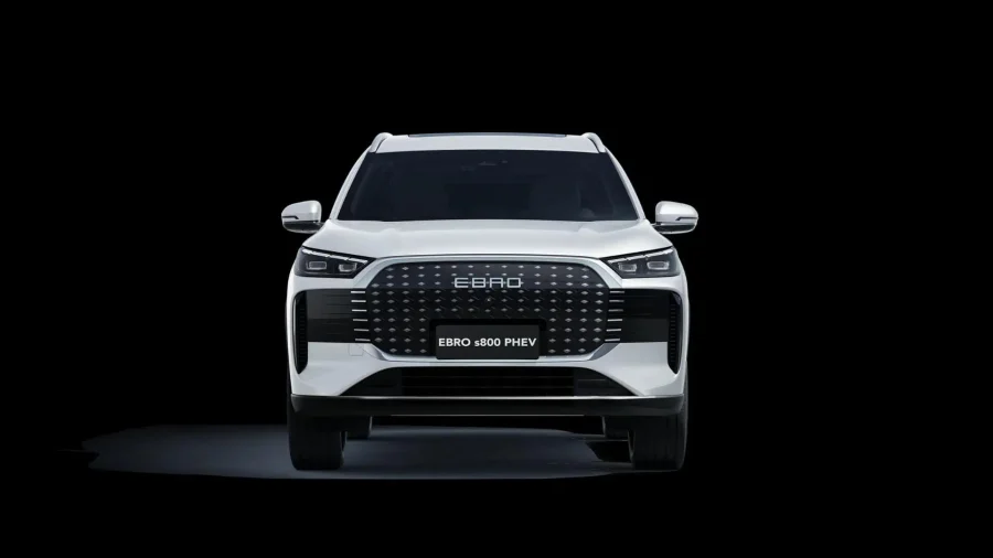 Renting Coches Ebro S800 1.5 TGDI PHEV Luxury E-CVT Blanco Khaki, Gris Bambu