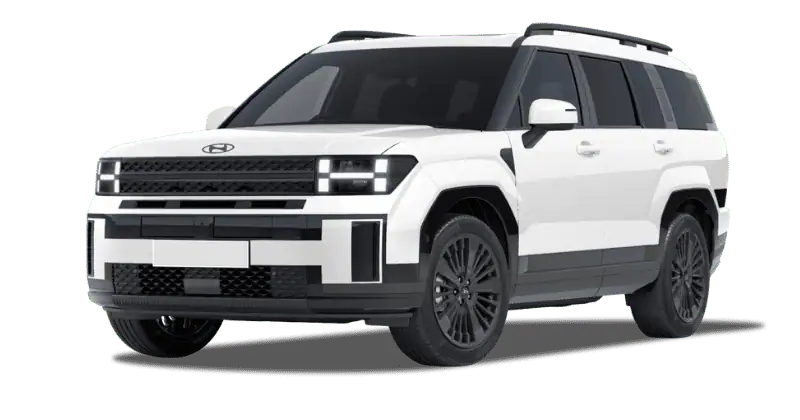 Renting Coches Hyundai Santa Fe 1.6 TGDi HEV 4X4 AT Calligraphy Creamy White