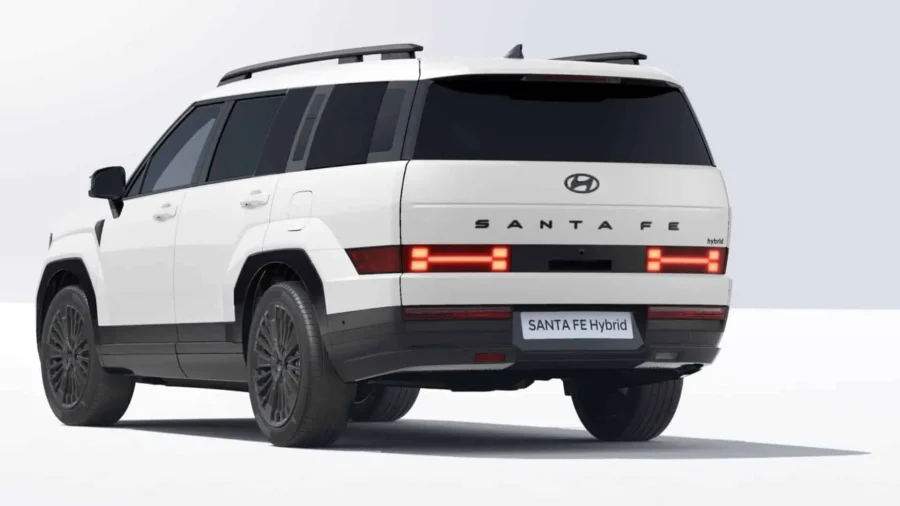 Renting Coches Hyundai Santa Fe 1.6 TGDi HEV 4X4 AT Calligraphy Creamy White