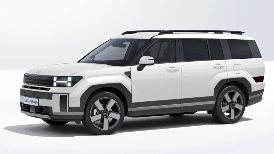 Renting Coches Hyundai Santa Fe 1.6 TGDi PHEV 4X4 AT Style Creamy White