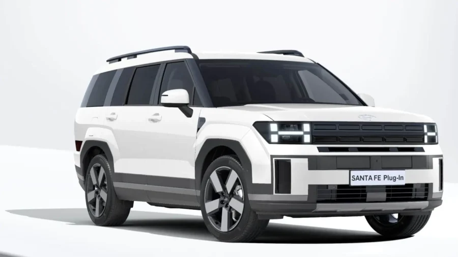Renting Coches Hyundai Santa Fe 1.6 TGDi PHEV 4X4 AT Style Creamy White
