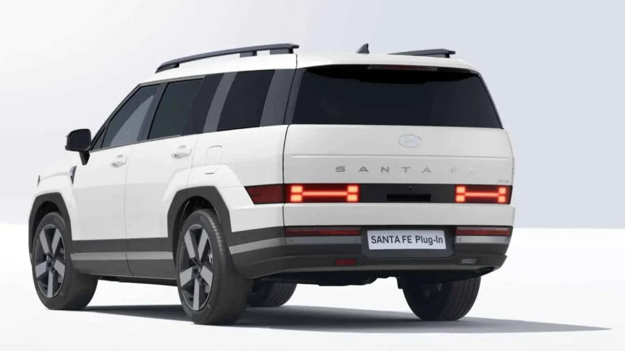 Renting Coches Hyundai Santa Fe 1.6 TGDi PHEV 4X4 AT Style Creamy White