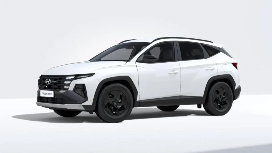 Renting Coches Hyundai Tucson 1.6D 48V DT Black Line Atlas White