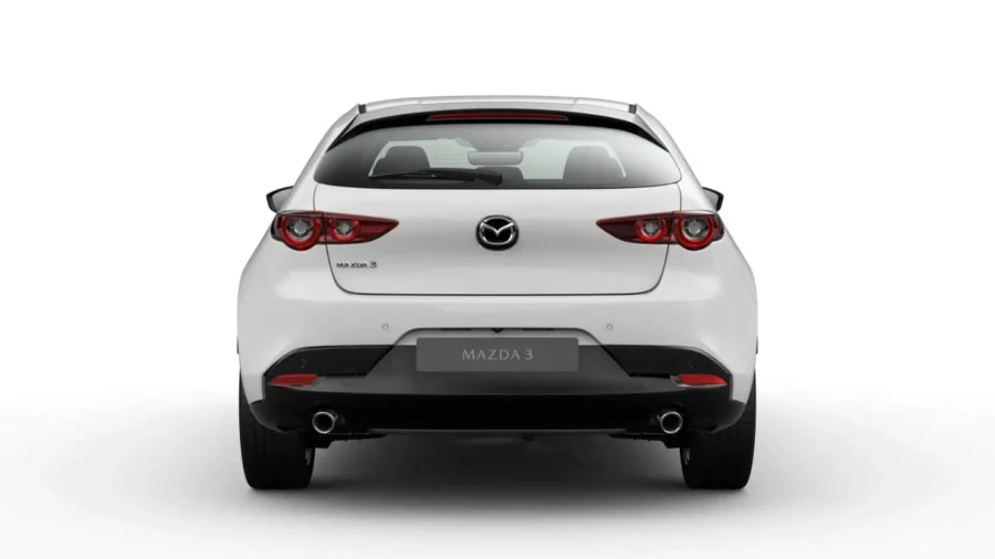 Renting Coches Mazda 3 2.5 e-SKYACTIV G Centre-Line Arctic White